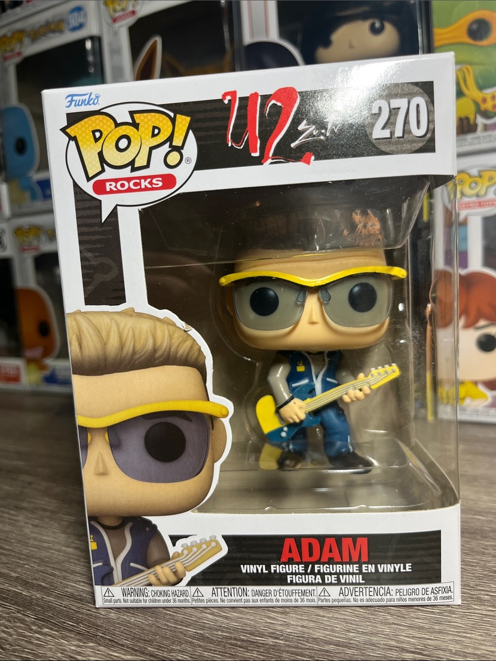 Funko Pop! Rocks Adam Vinyl Figure – Yellow, Blue, Black
